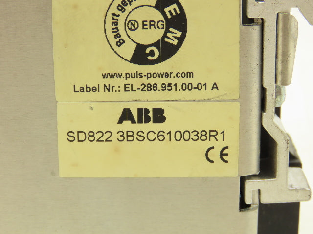 ABB SD822 3BSC610038R1 Power Supply 24VDC 5A Output - 115/230VAC 	Input
