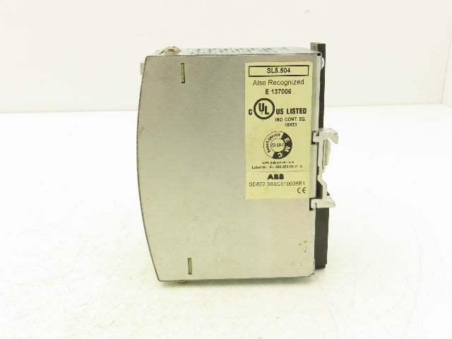 ABB SD822 3BSC610038R1 Power Supply 24VDC 5A Output - 115/230VAC 	Input