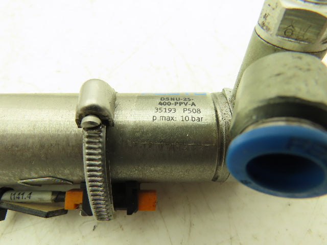 Festo DSNU-25-400-PPV-A Double Acting Pneumatic Cylinder 25mm 400mm Lot of 2