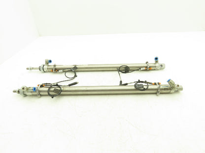 Festo DSNU-25-400-PPV-A Double Acting Pneumatic Cylinder 25mm 400mm Lot of 2