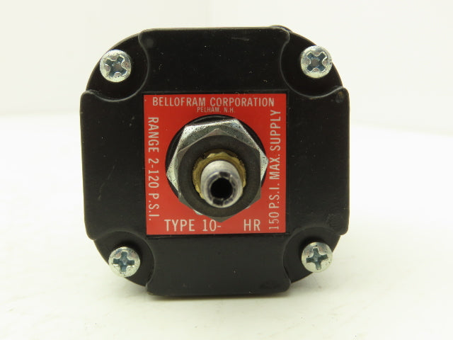 Bellofram TYPE 10-HR Precision Air Pressure Regulator High Relief 1/4"NPT 120PSI
