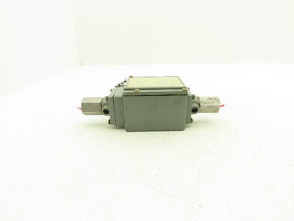 Square D GJW-1 Differential Pressure Switch 15-825PSID Class 9012 600VAC/DC
