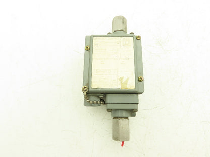 Square D GJW-1 Differential Pressure Switch 15-825PSID Class 9012 600VAC/DC
