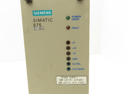 Siemens 575-6663 Simatic 575 Power Supply Module 110/220VAC