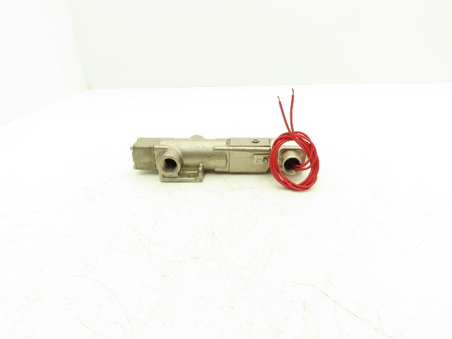 Versa VSG-2521-3500 Solenoid Air Valve Stainless 1/2" NPT N/C 24VDC 45-175 PSI