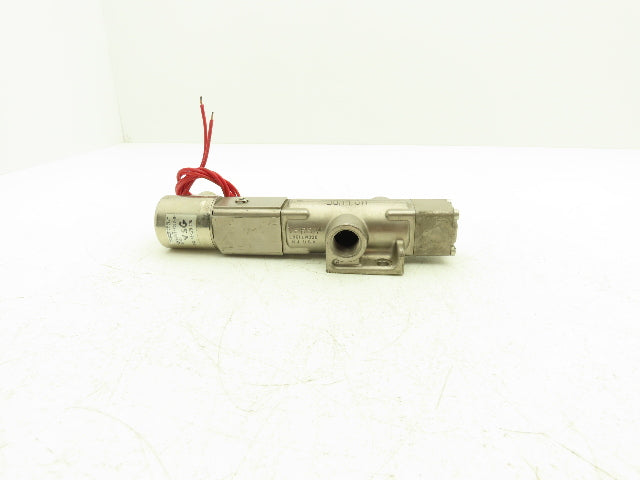 Versa VSG-2521-3500 Solenoid Air Valve Stainless 1/2" NPT N/C 24VDC 45-175 PSI