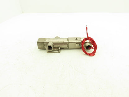 Versa VSG-2521-3500 Solenoid Air Valve Stainless 1/2" NPT N/C 24VDC 45-175 PSI