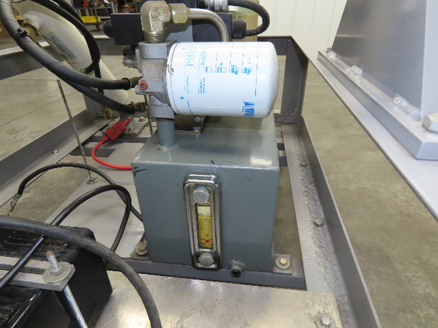 55 Gallon Drum Upender Tipper Barrel Invert 12V Hydraulic Mobile Cart Remote