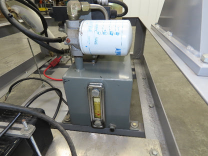 55 Gallon Drum Upender Tipper Barrel Invert 12V Hydraulic Mobile Cart Remote