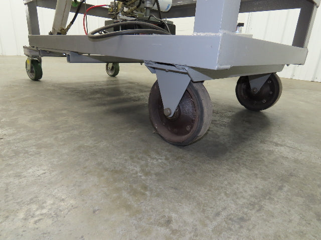 55 Gallon Drum Upender Tipper Barrel Invert 12V Hydraulic Mobile Cart Remote