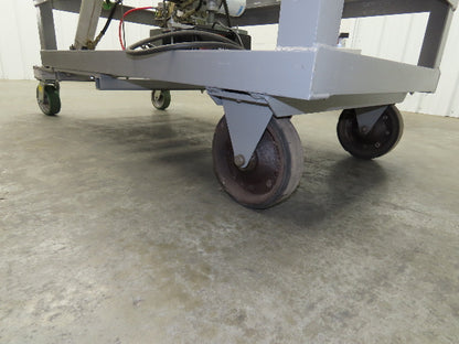 55 Gallon Drum Upender Tipper Barrel Invert 12V Hydraulic Mobile Cart Remote