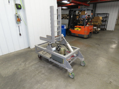 55 Gallon Drum Upender Tipper Barrel Invert 12V Hydraulic Mobile Cart Remote