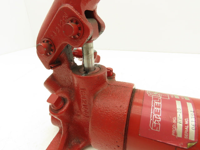 Steel Grip RP-10 Hydraulic Hand Pump 10,000 PSI Single Stage Red