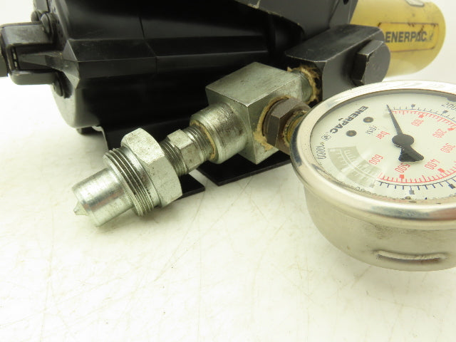 Enerpac PA-133 Air Powered Hydraulic Pump 10000psi 8" 3/min Oil Flow Rating