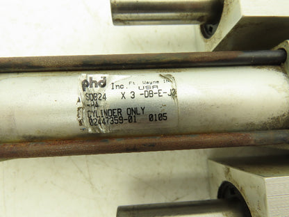 PHD SDB24X3-DB-E-J2 Pneumatic Guided Slide Cylinder with Gripper RPW-375-2