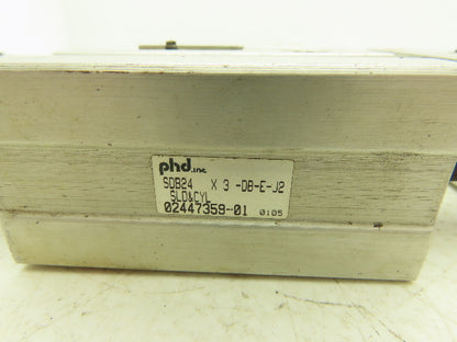 PHD SDB24X3-DB-E-J2 Pneumatic Guided Slide Cylinder with Gripper RPW-375-2