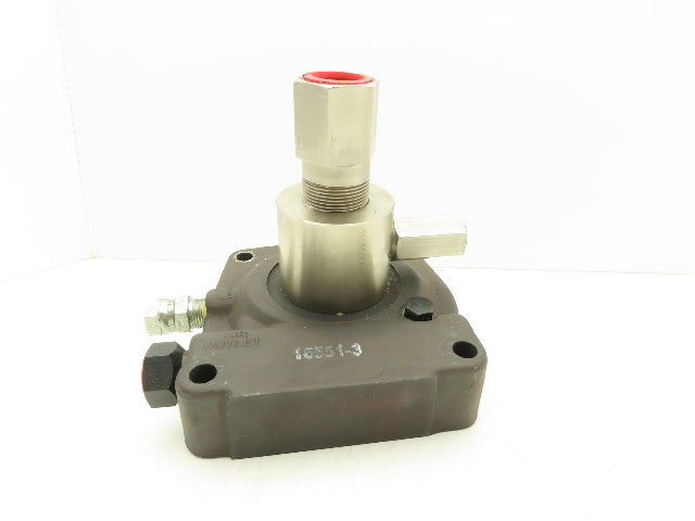 Haskel 16501 Hydraulic Pump Lower Cap Cast Aluminum Replacement