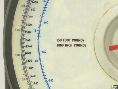Sturtevant Richmont E-M-H-150 Hand Torque Tool Analyzer Quadri-Scale 150 Ft-LBS
