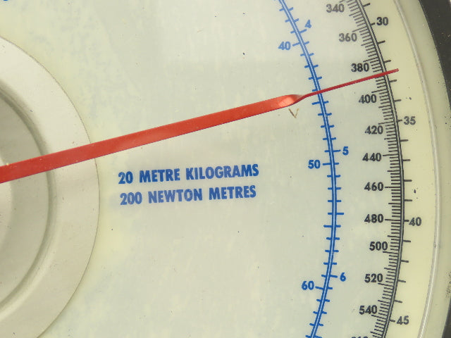 Sturtevant Richmont E-M-H-150 Hand Torque Tool Analyzer Quadri-Scale 150 Ft-LBS