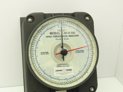 Sturtevant Richmont E-M-H-150 Hand Torque Tool Analyzer Quadri-Scale 150 Ft-LBS