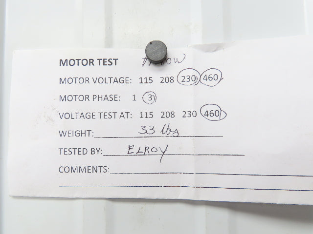 Leeson 115288.00 Hydraulic Pump Motor 2Hp 1725rpm 230/460V 3PH F56Y C6T17NZ65A