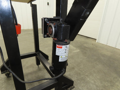 QC Industries 200x900mm Belt Conveyor on Casters 120V Variable Speed 7-80FPM