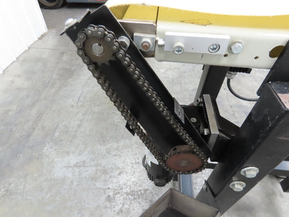 QC Industries 200x900mm Belt Conveyor on Casters 120V Variable Speed 7-80FPM