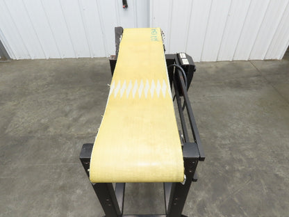 QC Industries 200x900mm Belt Conveyor on Casters 120V Variable Speed 7-80FPM