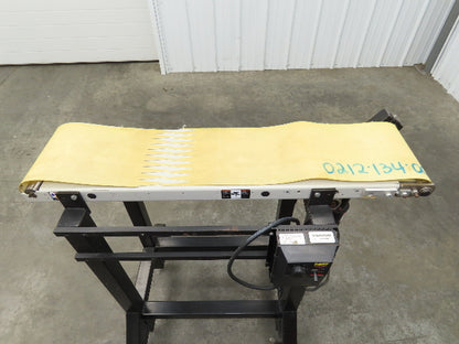 QC Industries 200x900mm Belt Conveyor on Casters 120V Variable Speed 7-80FPM