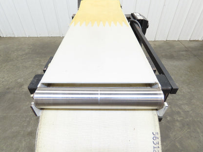 QC Industries 200x900mm Belt Conveyor on Casters 120V Variable Speed 7-80FPM