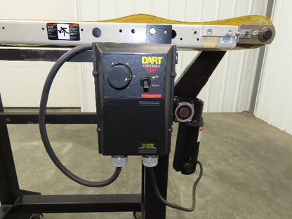 QC Industries 200x900mm Belt Conveyor on Casters 120V Variable Speed 7-80FPM