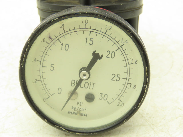 Fairchild 10233 Kendall Pressure Regulator 0.5-30PSI Range 500 PSIG Max 3/8" NPT