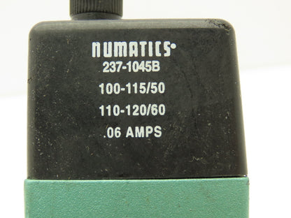 Numatics I23BA400KP14D30 Pneumatic Solenoid Valve 4/2 150psi 120VAC Solenoid