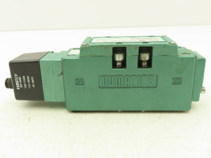 Numatics I23BA400KP14D30 Pneumatic Solenoid Valve 4/2 150psi 120VAC Solenoid