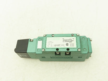 Numatics I23BA400KP14D30 Pneumatic Solenoid Valve 4/2 150psi 120VAC Solenoid