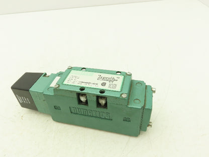 Numatics I23BA400KP14D30 Pneumatic Solenoid Valve 4/2 150psi 120VAC Solenoid