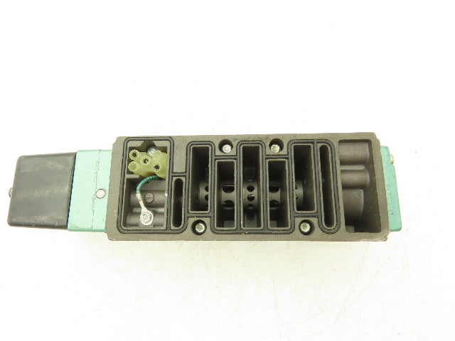 Numatics I23BA400KP14D30 Pneumatic Solenoid Valve 4/2 150psi 120VAC READ