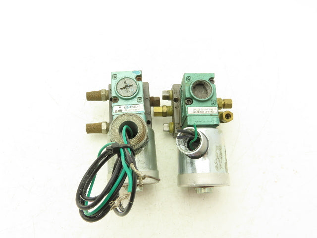 Numatics 12SXD441O000030 237-221B Pneumatic Solenoid Valve 1/4"npt 120V Lot of 2