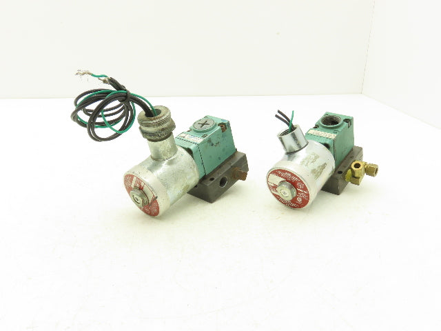 Numatics 12SXD441O000030 237-221B Pneumatic Solenoid Valve 1/4"npt 120V Lot of 2