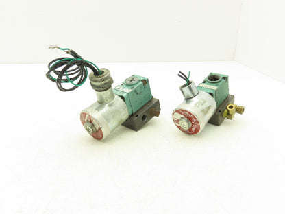 Numatics 12SXD441O000030 237-221B Pneumatic Solenoid Valve 1/4"npt 120V Lot of 2