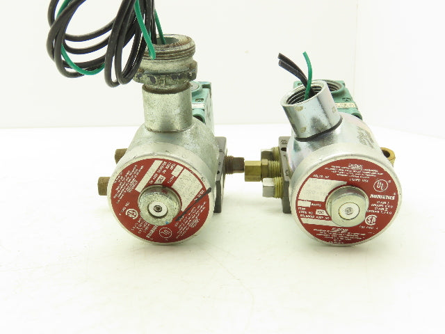 Numatics 12SXD441O000030 237-221B Pneumatic Solenoid Valve 1/4"npt 120V Lot of 2