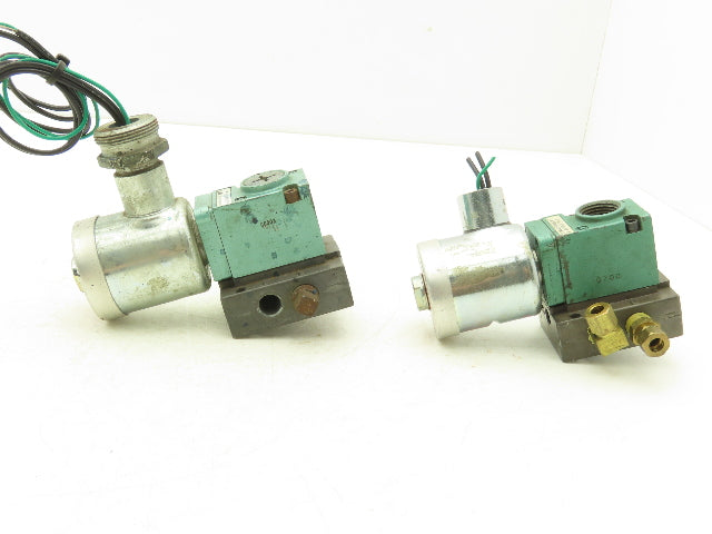 Numatics 12SXD441O000030 237-221B Pneumatic Solenoid Valve 1/4"npt 120V Lot of 2