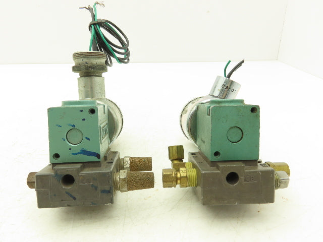 Numatics 12SXD441O000030 237-221B Pneumatic Solenoid Valve 1/4"npt 120V Lot of 2
