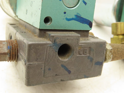 Numatics 12SXD441O000030 237-221B Pneumatic Solenoid Valve 1/4"npt 120V Lot of 2