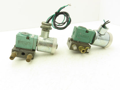 Numatics 12SXD441O000030 237-221B Pneumatic Solenoid Valve 1/4"npt 120V Lot of 2