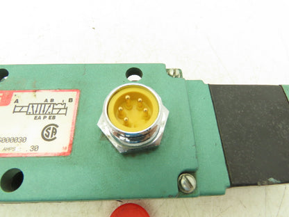 Numatics A23SS400S000030 Pneumatic Solenoid Valve 4/2 Way 150PSI 120VAC
