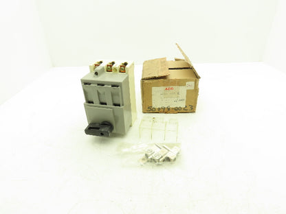 AEG MCBS103 Disconnect Switch 100AMP 3 Pole 380-660VAC W 6 Lug Connectors