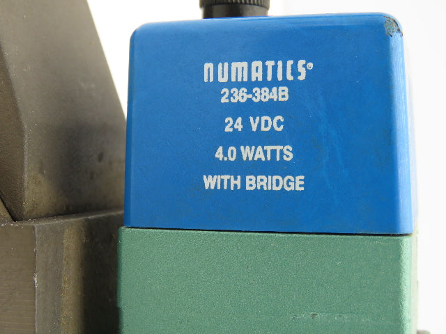 Numatics I24BB515MP00061 Dual Pneumatic Solenoid Valve 4/3 Way 150 PSI 24VDC