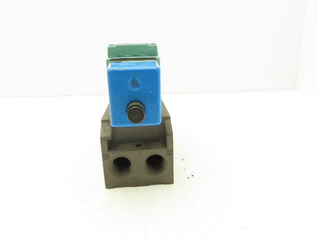 Numatics I24BB515MP00061 Dual Pneumatic Solenoid Valve 4/3 Way 150 PSI 24VDC