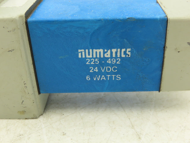 Numatics I23SA400M058D61 Pneumatic Solenoid Valve 4/2 Way 150 PSI 24VDC